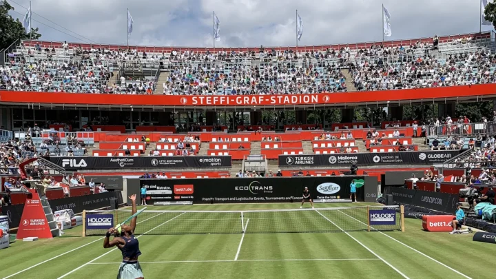 კოკო გოფი US Open-ის კორტზე მატჩის დროს